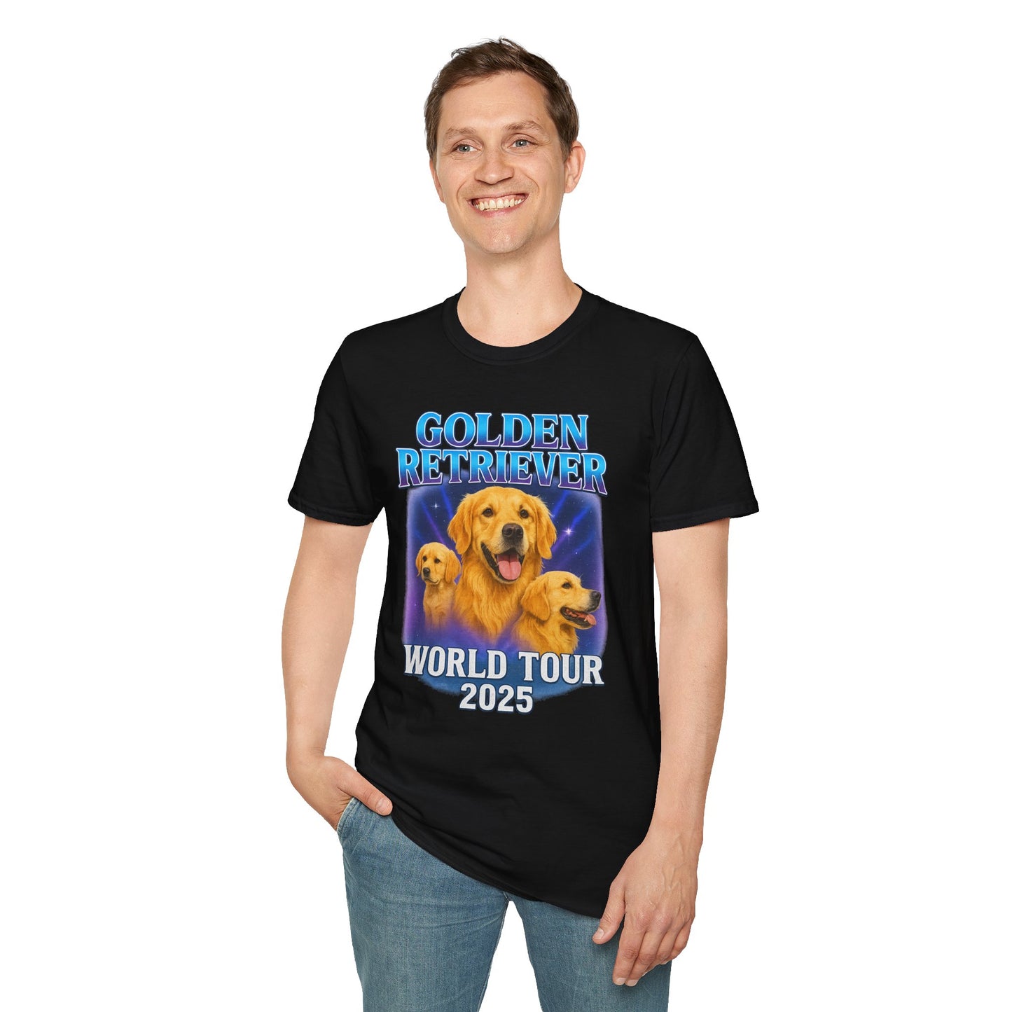 Golden Retriever World Tour T-Shirt