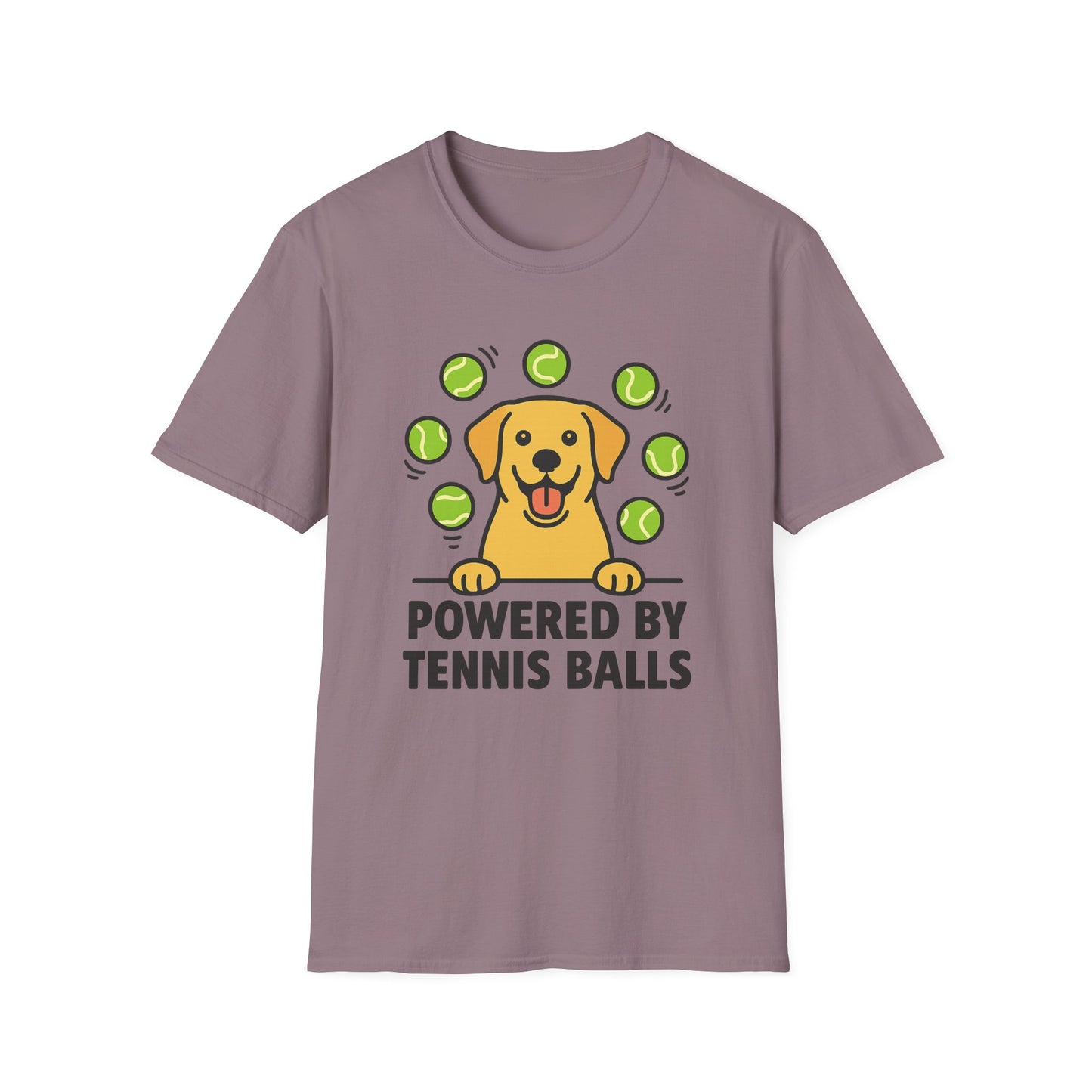 Powered by Tennis Balls T-Shirt