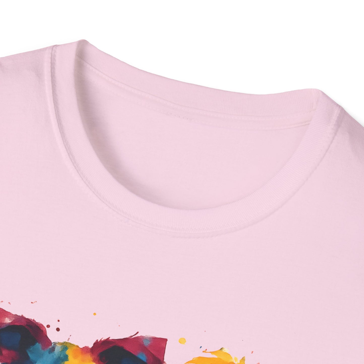 Color Splashed Watercolor Dog T-Shirt