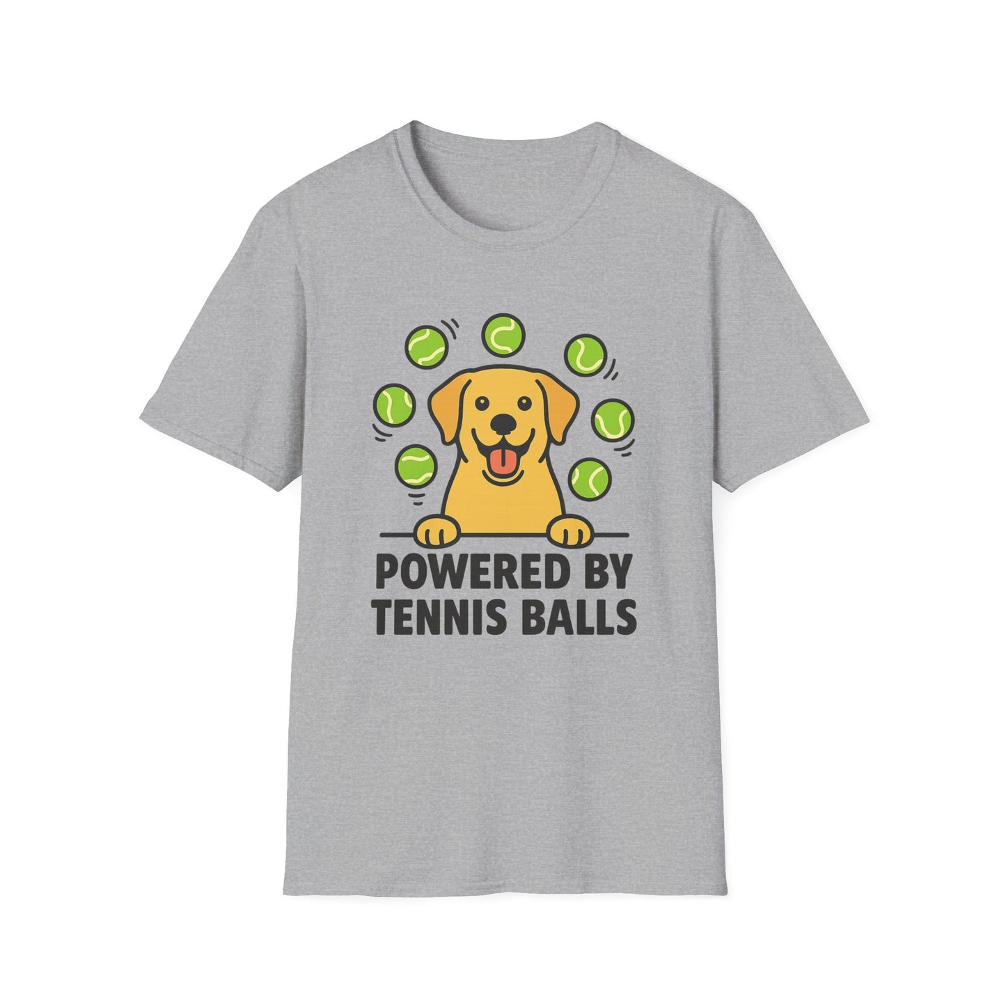 Powered by Tennis Balls T-Shirt