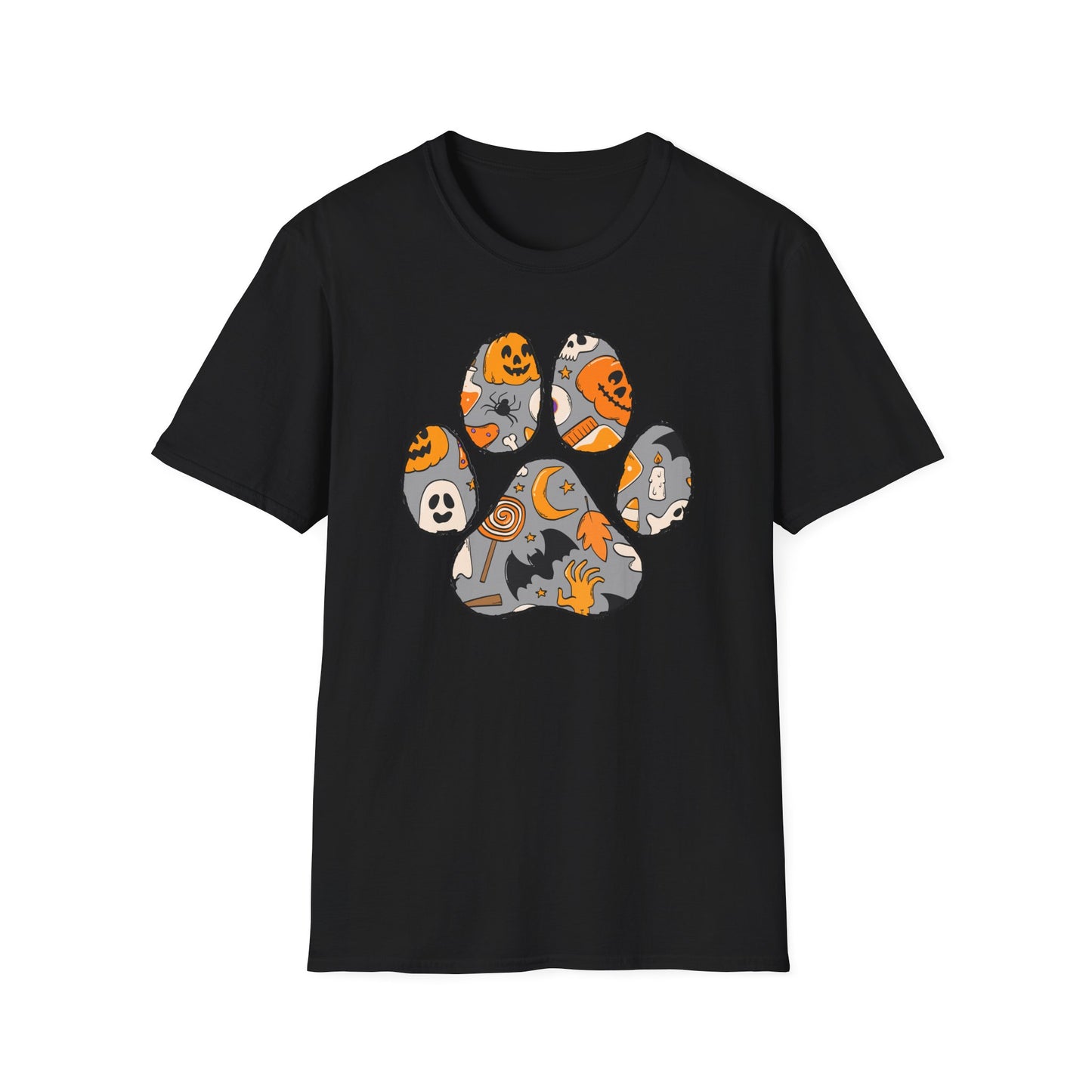 Halloween Dog Paw T-Shirt