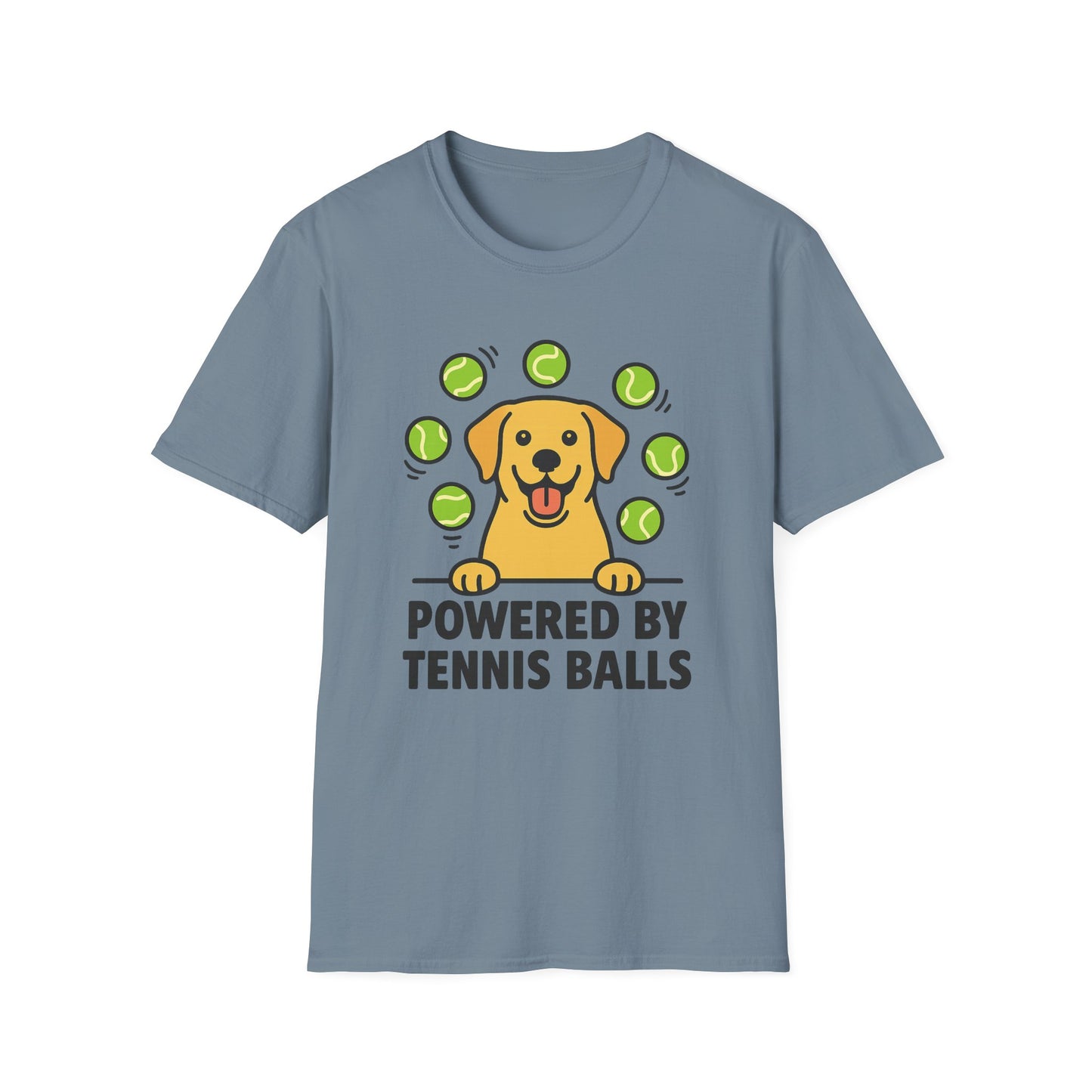 Powered by Tennis Balls T-Shirt