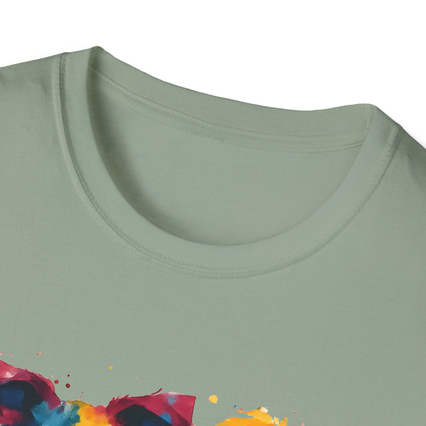 Color Splashed Watercolor Dog T-Shirt