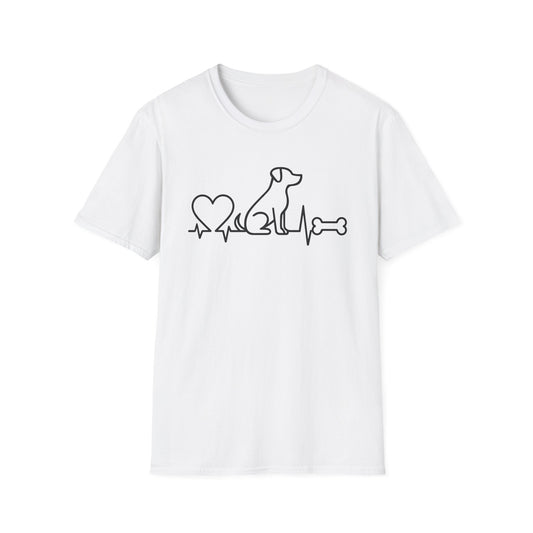 Dog Lover's Heartbeat T-Shirt
