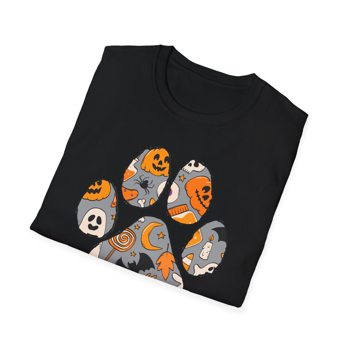 Halloween Dog Paw T-Shirt
