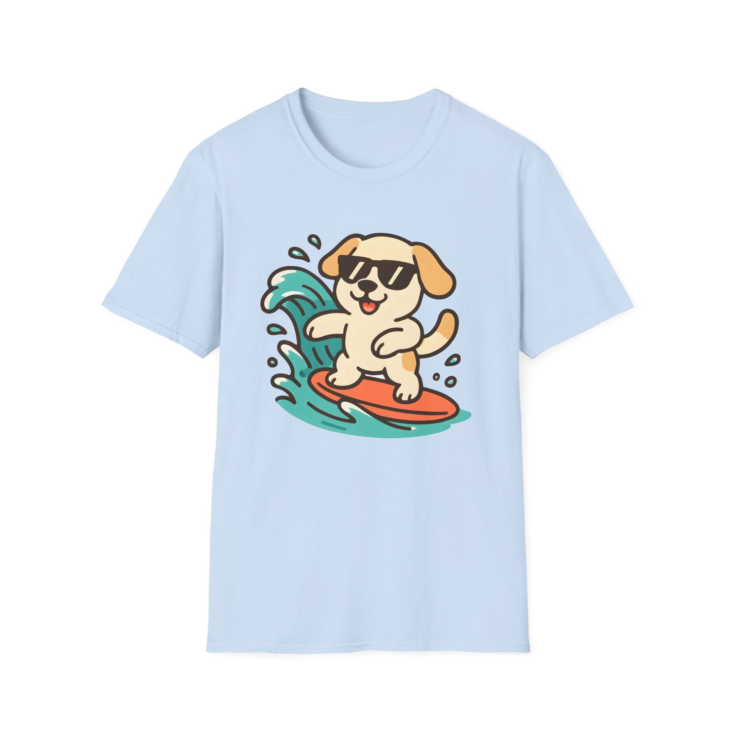 Surfing Dog T-Shirt