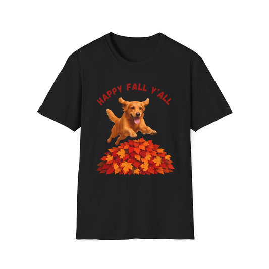Happy Fall Y'all Dog T-Shirt