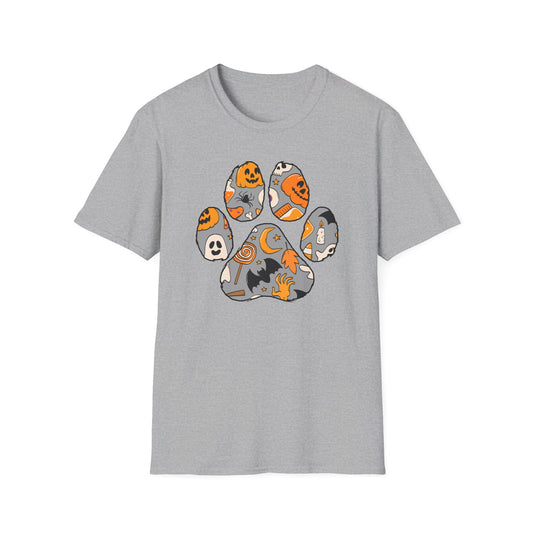 Halloween Dog Paw T-Shirt