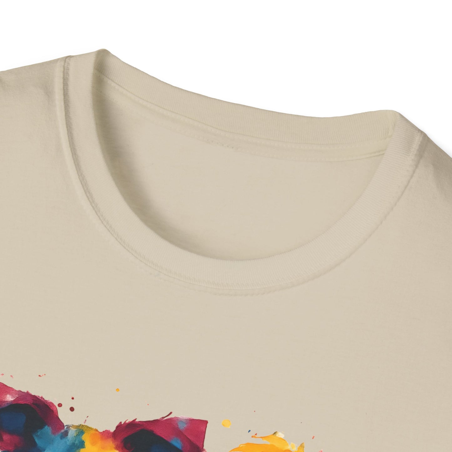 Color Splashed Watercolor Dog T-Shirt