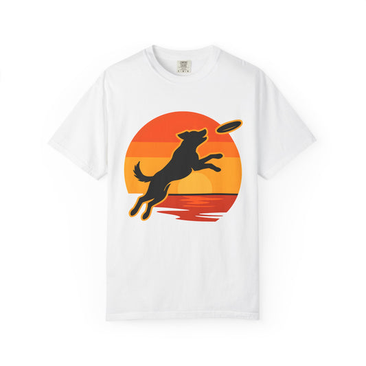 Dog Catching Frisbee T-shirt