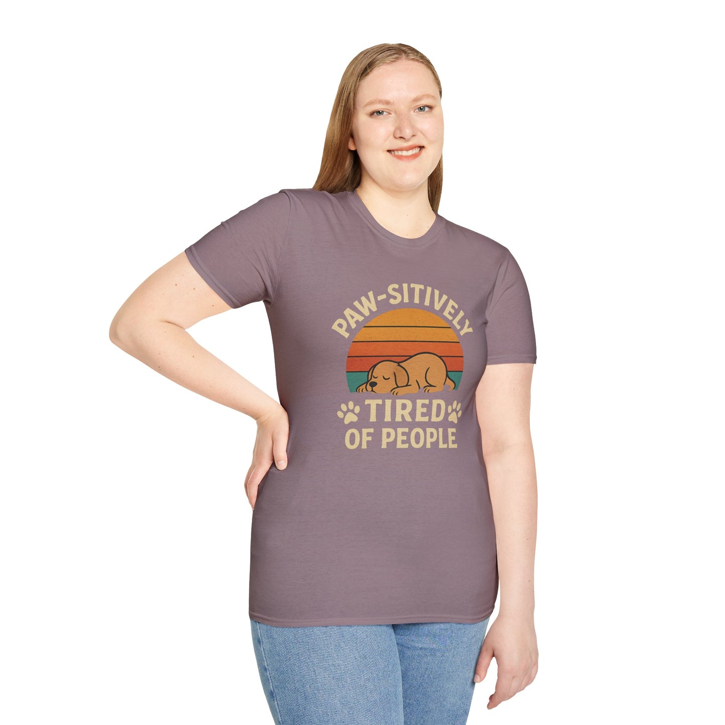 Paw-sitively Tired of People T-Shirt