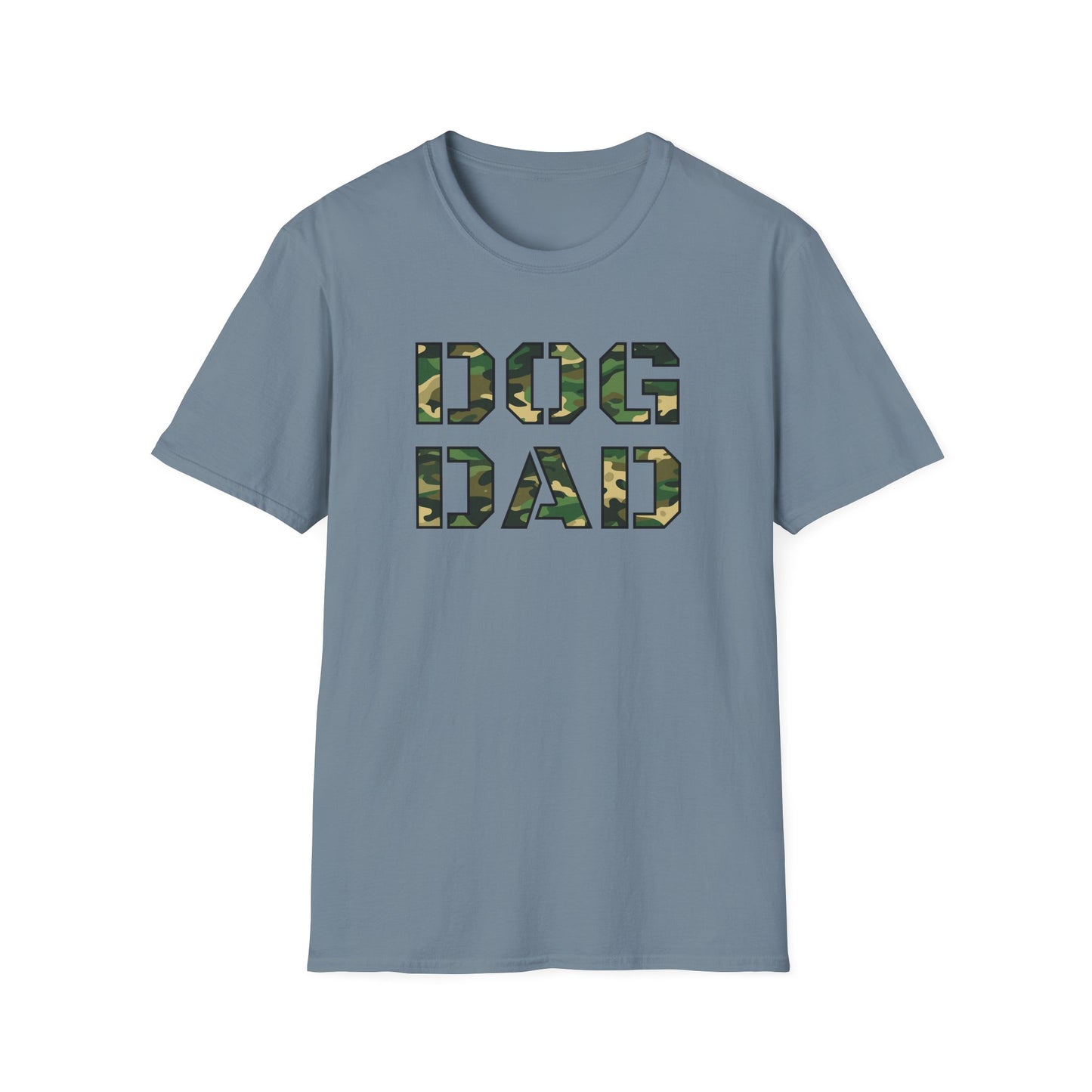 Camo Dog Dad T-Shirt