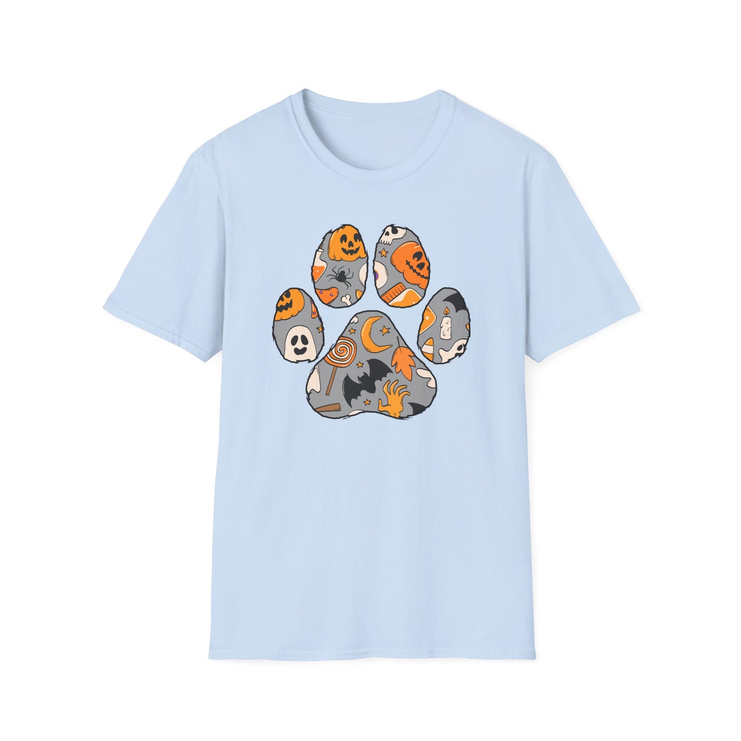 Halloween Dog Paw T-Shirt