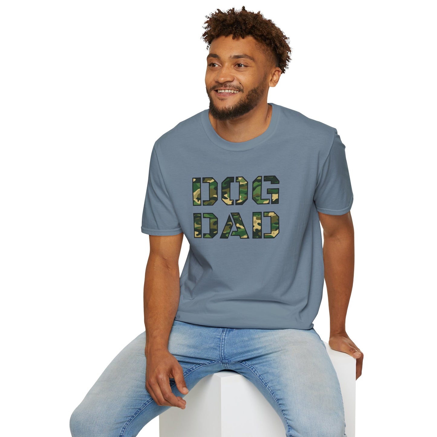 Camo Dog Dad T-Shirt