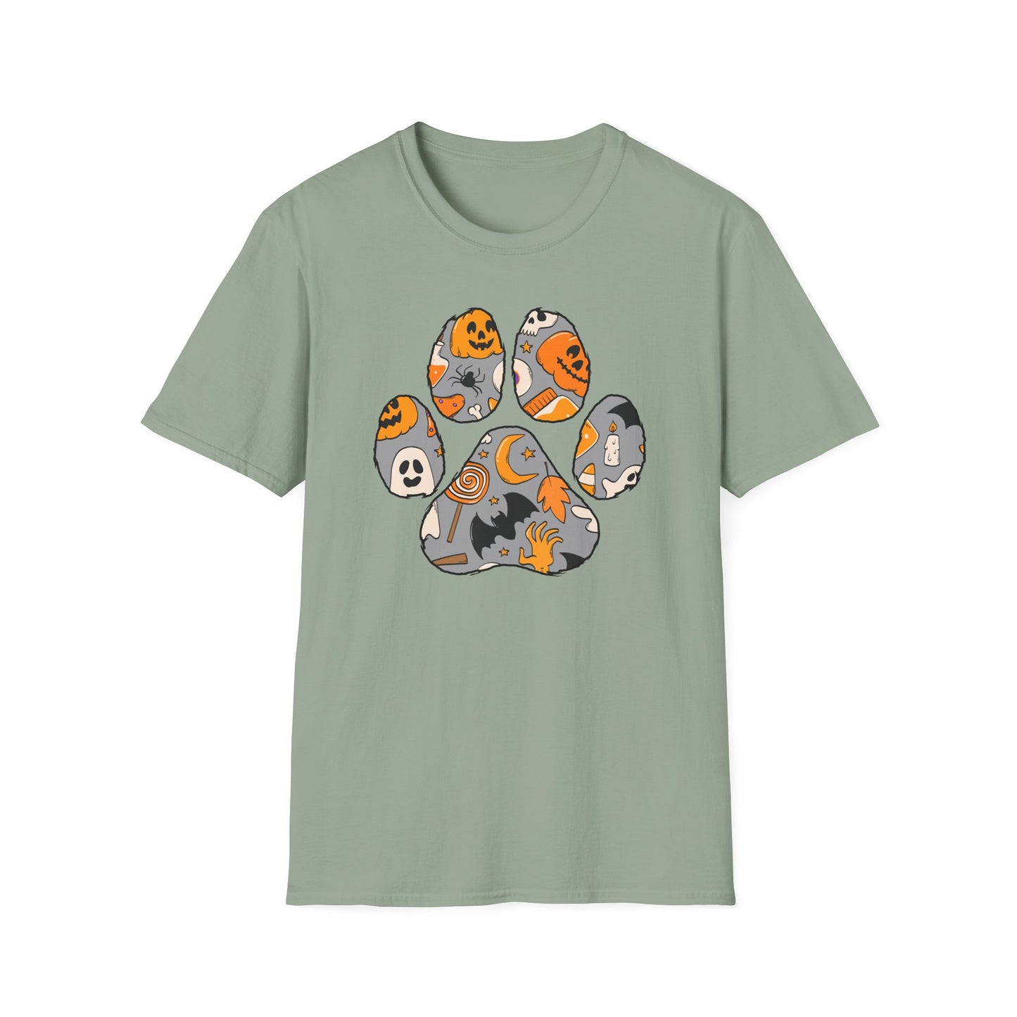 Halloween Dog Paw T-Shirt