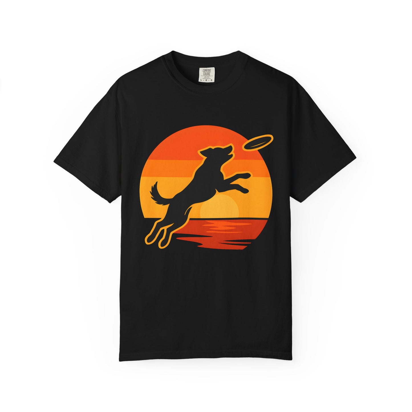 Dog Catching Frisbee T-shirt