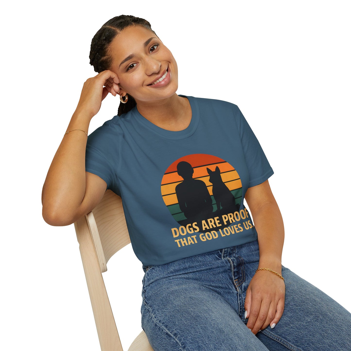 Dogs Are Proof that God loves us T-shirt