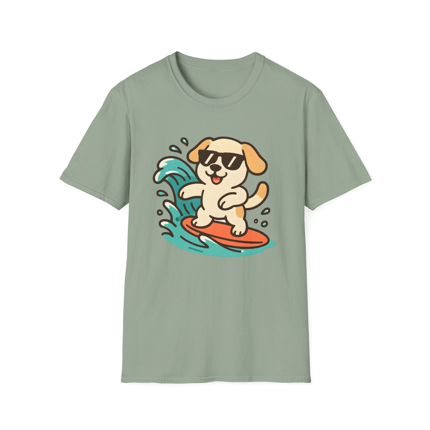 Surfing Dog T-Shirt