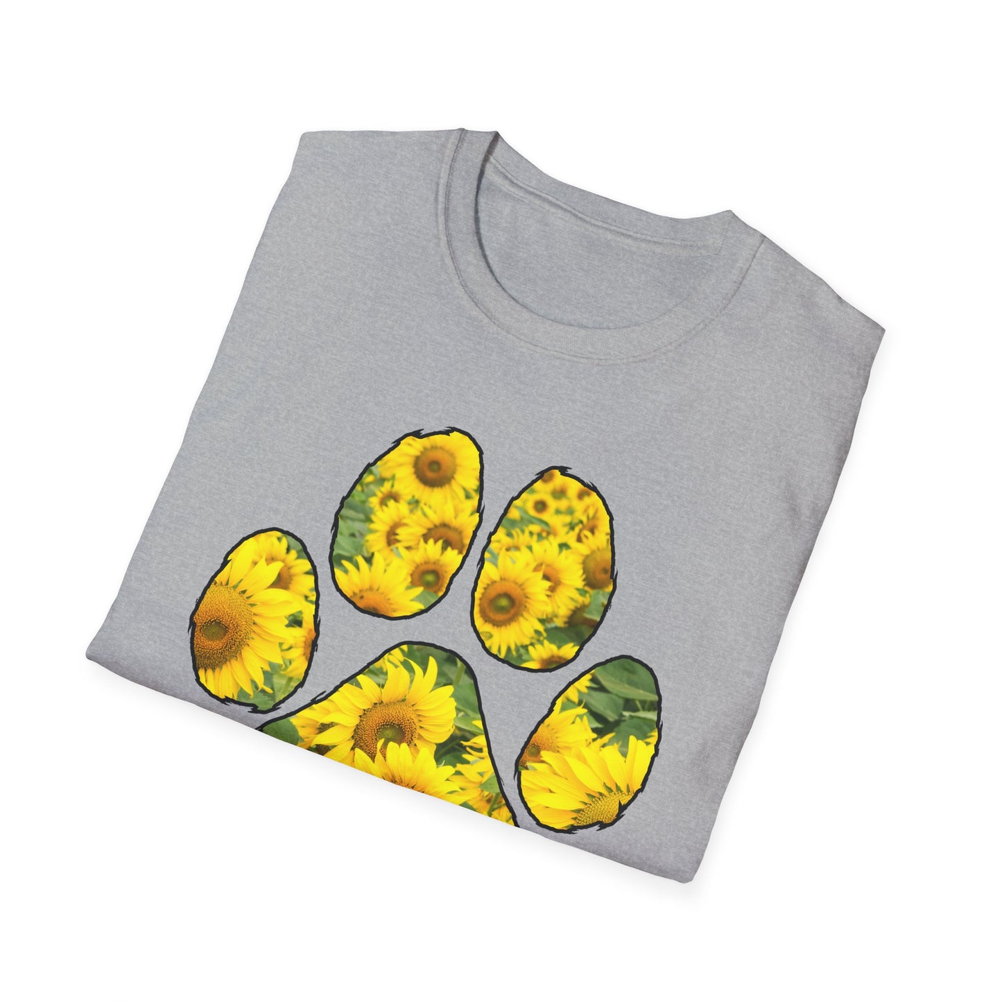 Sunflower Dog Paw T-shirt