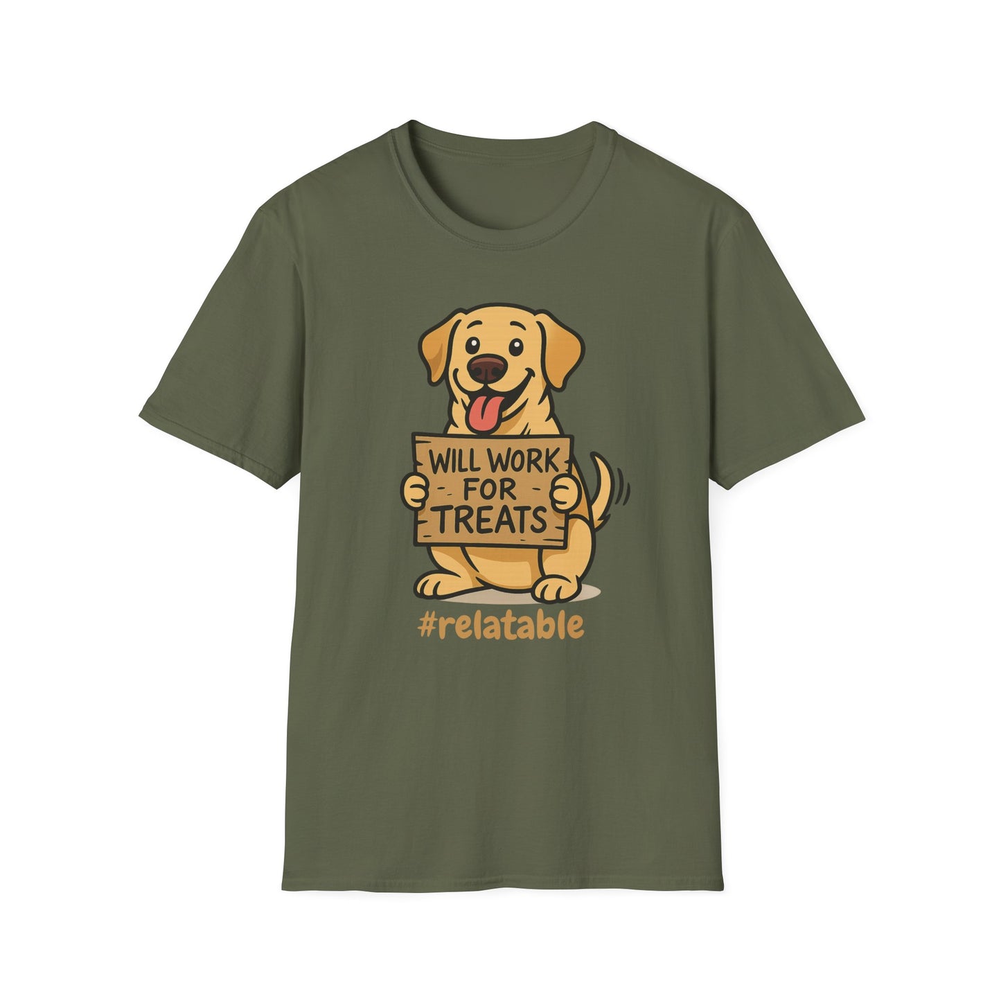Will Work for Treats T-Shirt