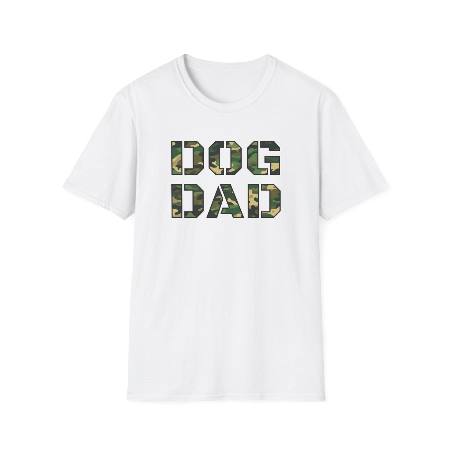 Camo Dog Dad T-Shirt