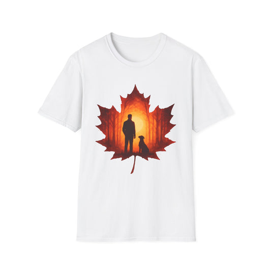 Autumn Hiking with Dog T-Shirt