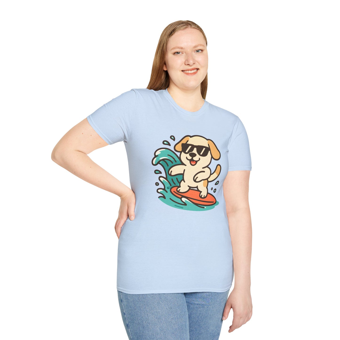Surfing Dog T-Shirt