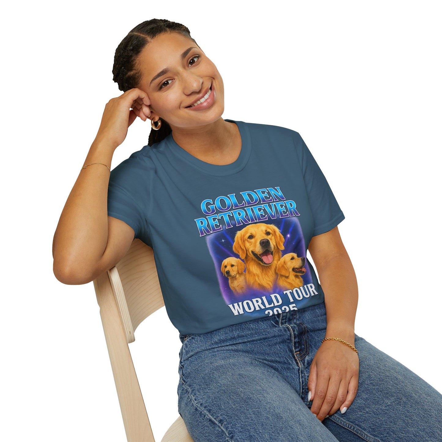 Golden Retriever World Tour T-Shirt