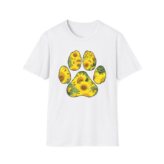 Sunflower Dog Paw T-shirt