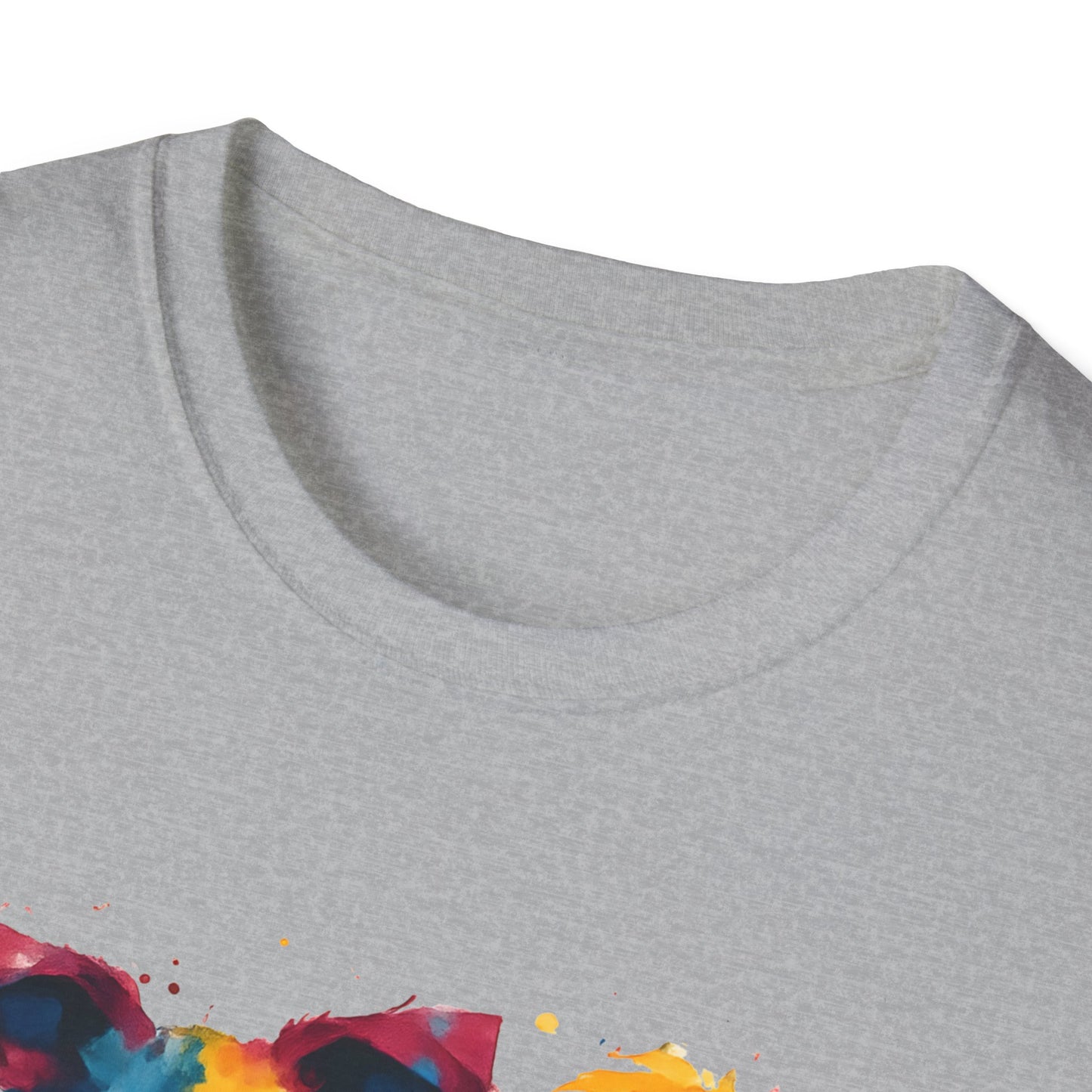 Color Splashed Watercolor Dog T-Shirt