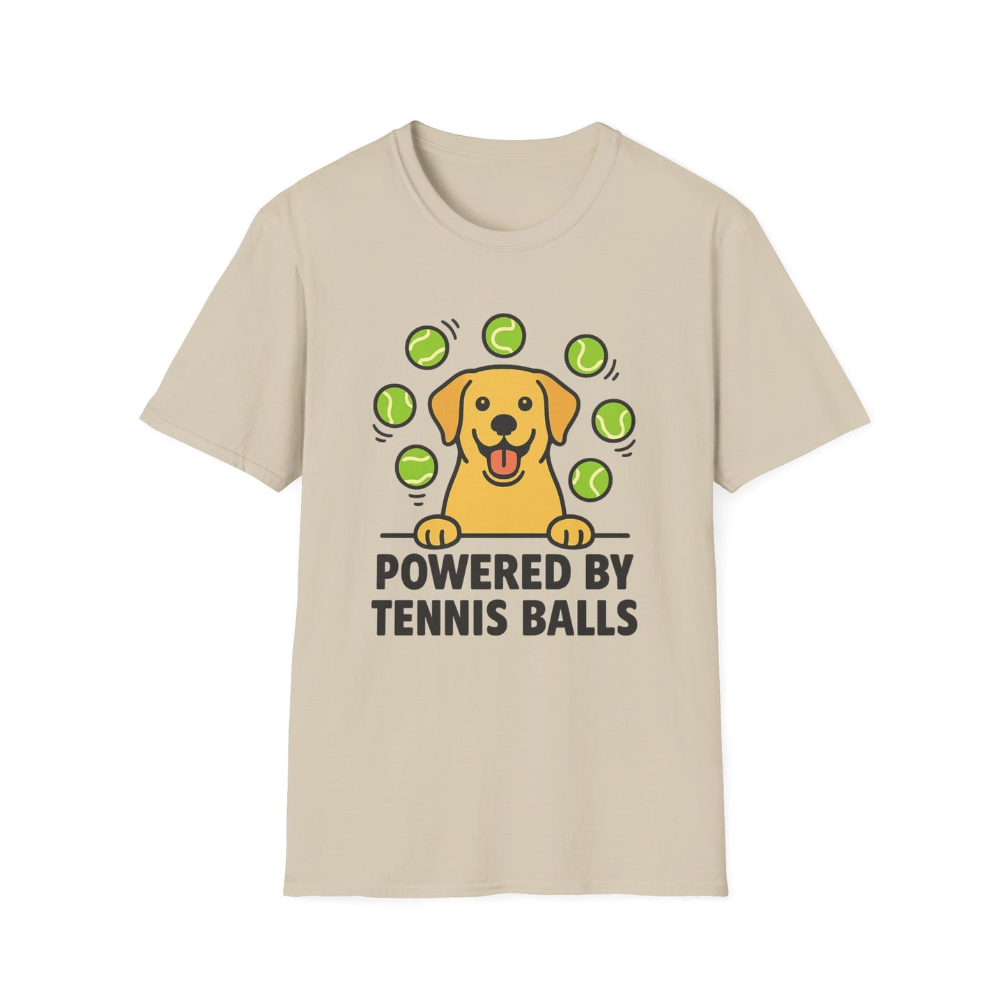 Powered by Tennis Balls T-Shirt