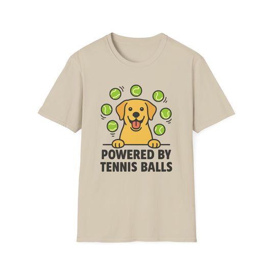 Powered by Tennis Balls T-Shirt