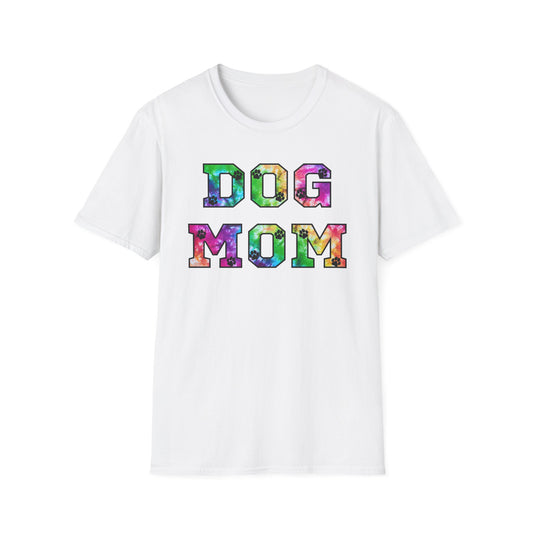 Colorful Dog Mom T-Shirt