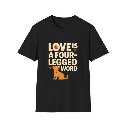 Love is a Four-Legged Word T-shirt