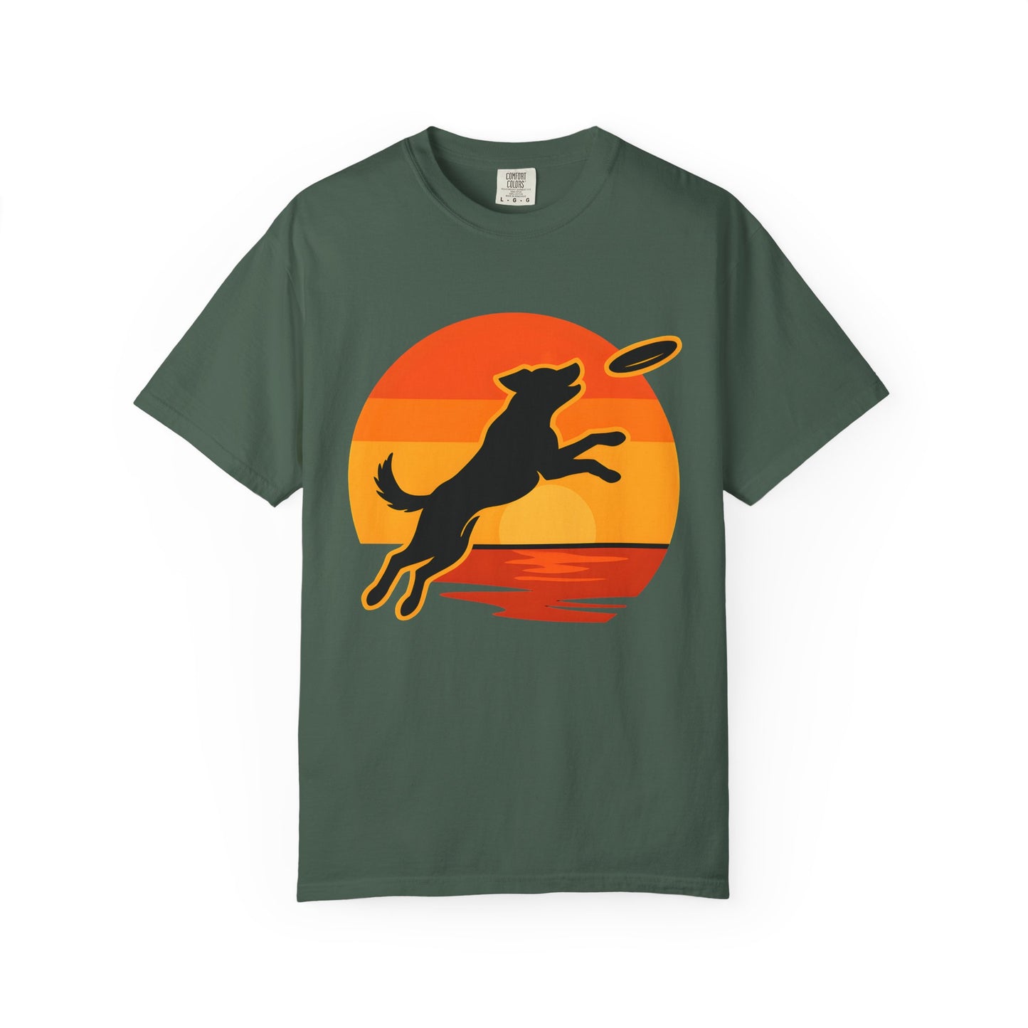 Dog Catching Frisbee T-shirt