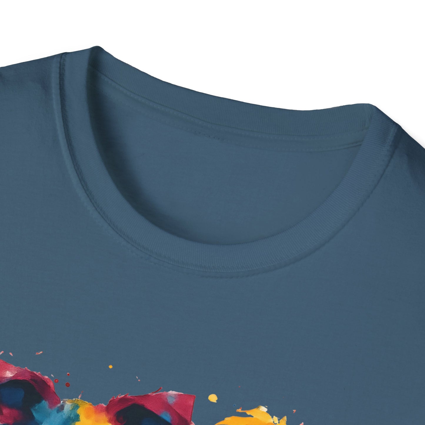 Color Splashed Watercolor Dog T-Shirt