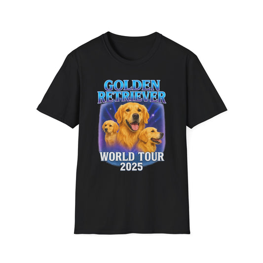 Golden Retriever World Tour T-Shirt