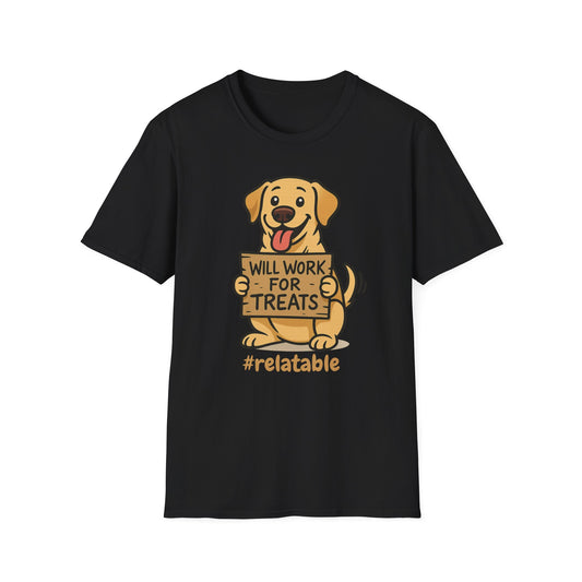 Will Work for Treats T-Shirt