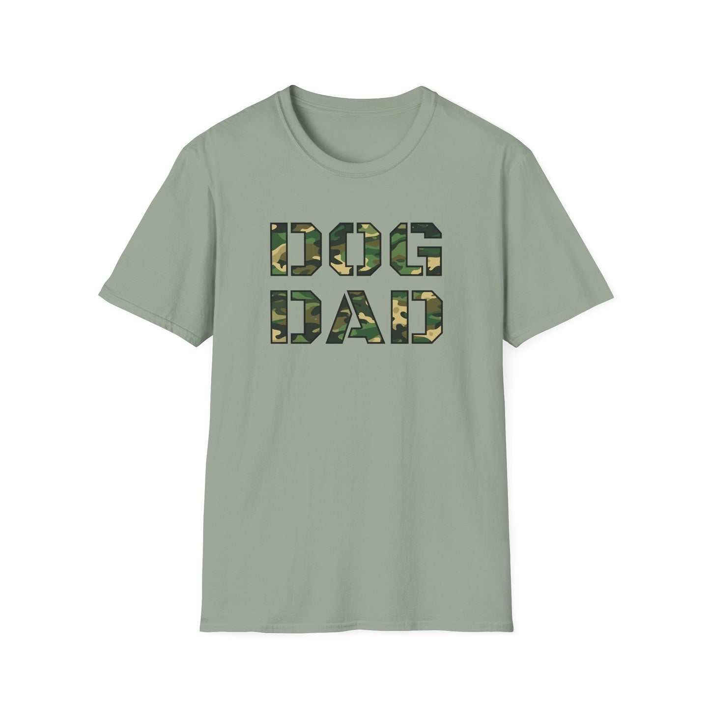 Camo Dog Dad T-Shirt