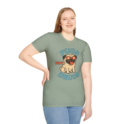 Pugs Not Drugs T-shirt