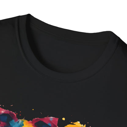 Color Splashed Watercolor Dog T-Shirt