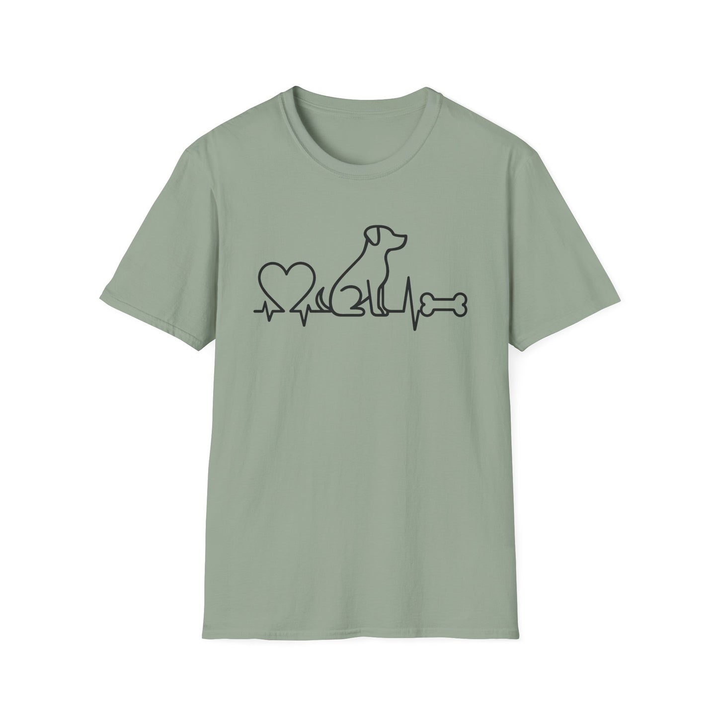 Dog Lover's Heartbeat T-Shirt