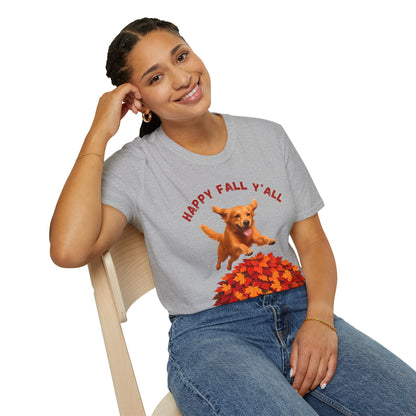 Happy Fall Y'all Dog T-Shirt