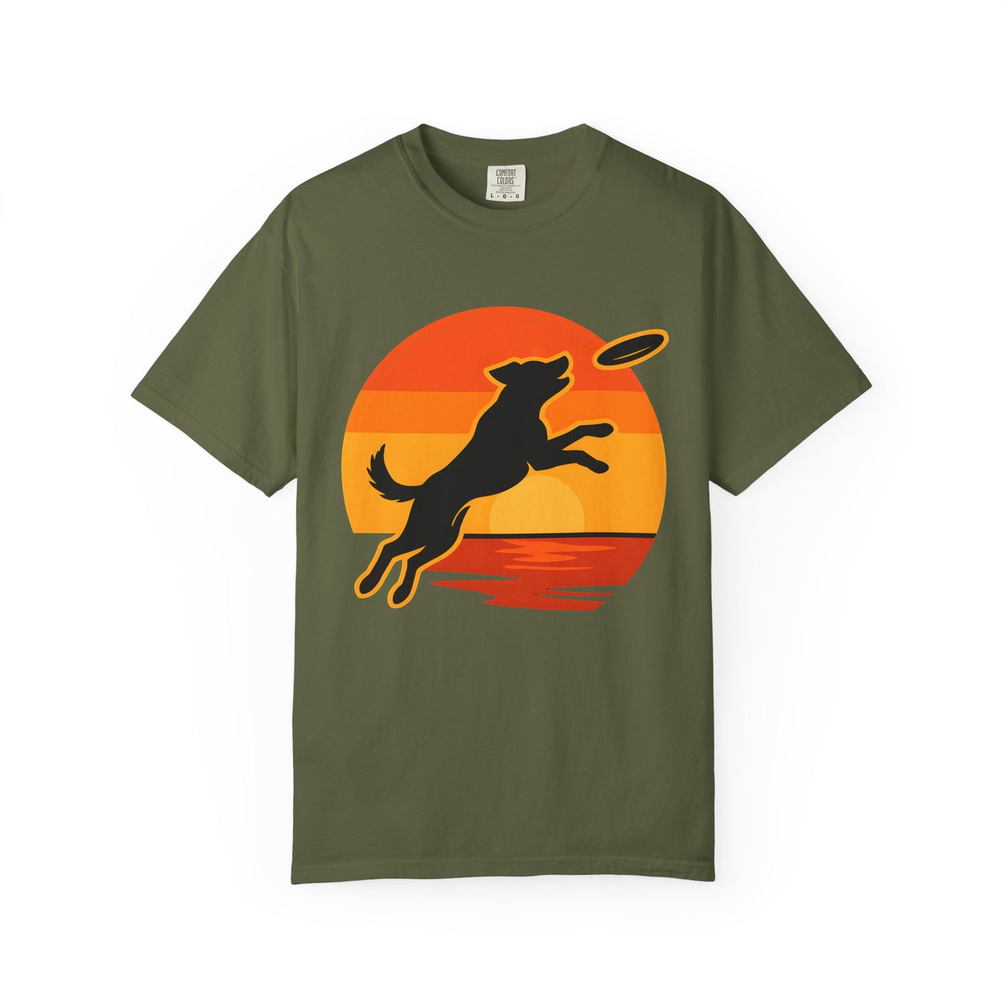 Dog Catching Frisbee T-shirt