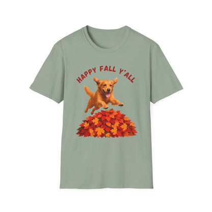 Happy Fall Y'all Dog T-Shirt
