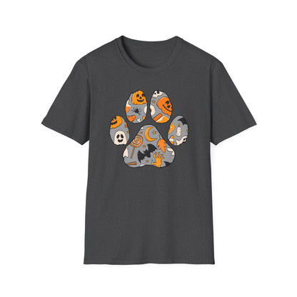 Halloween Dog Paw T-Shirt