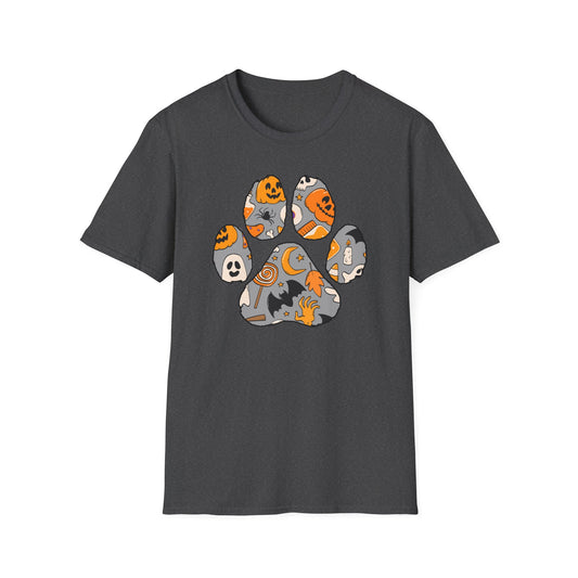Halloween Dog Paw T-Shirt
