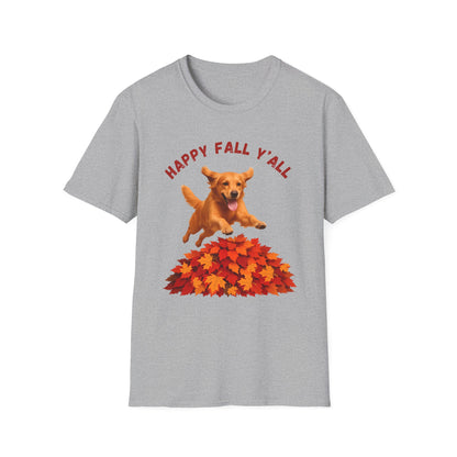 Happy Fall Y'all Dog T-Shirt