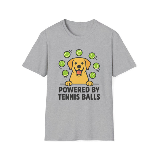 Powered by Tennis Balls T-Shirt