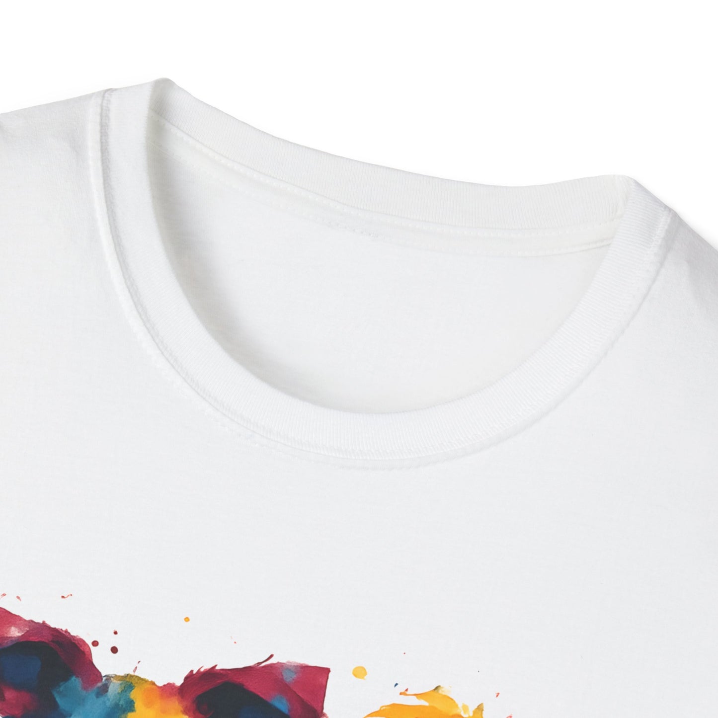 Color Splashed Watercolor Dog T-Shirt